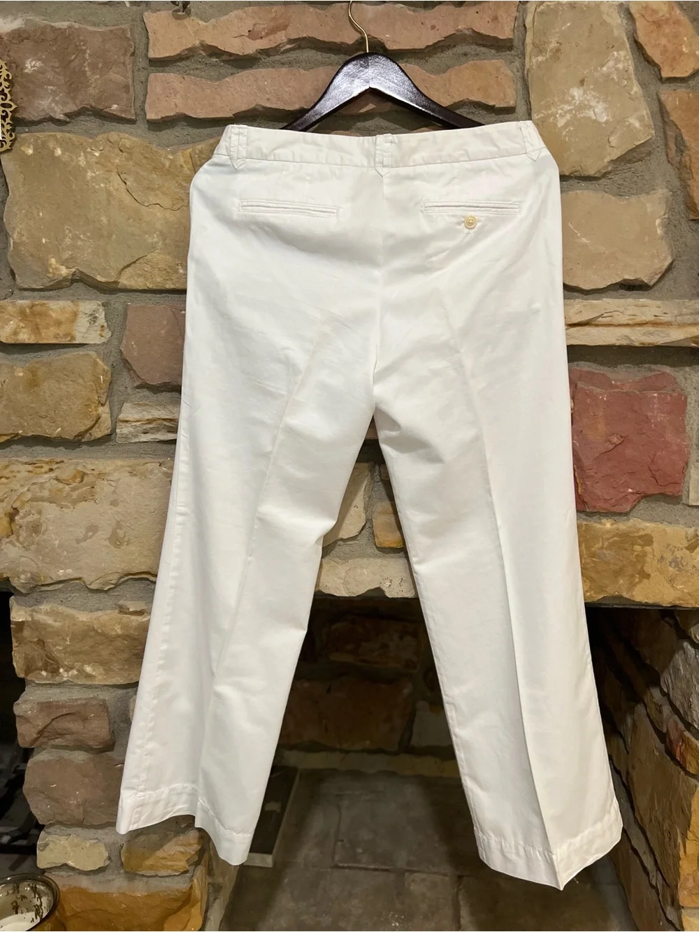 J. Crew City Fit White Dress Pants - Straight Leg